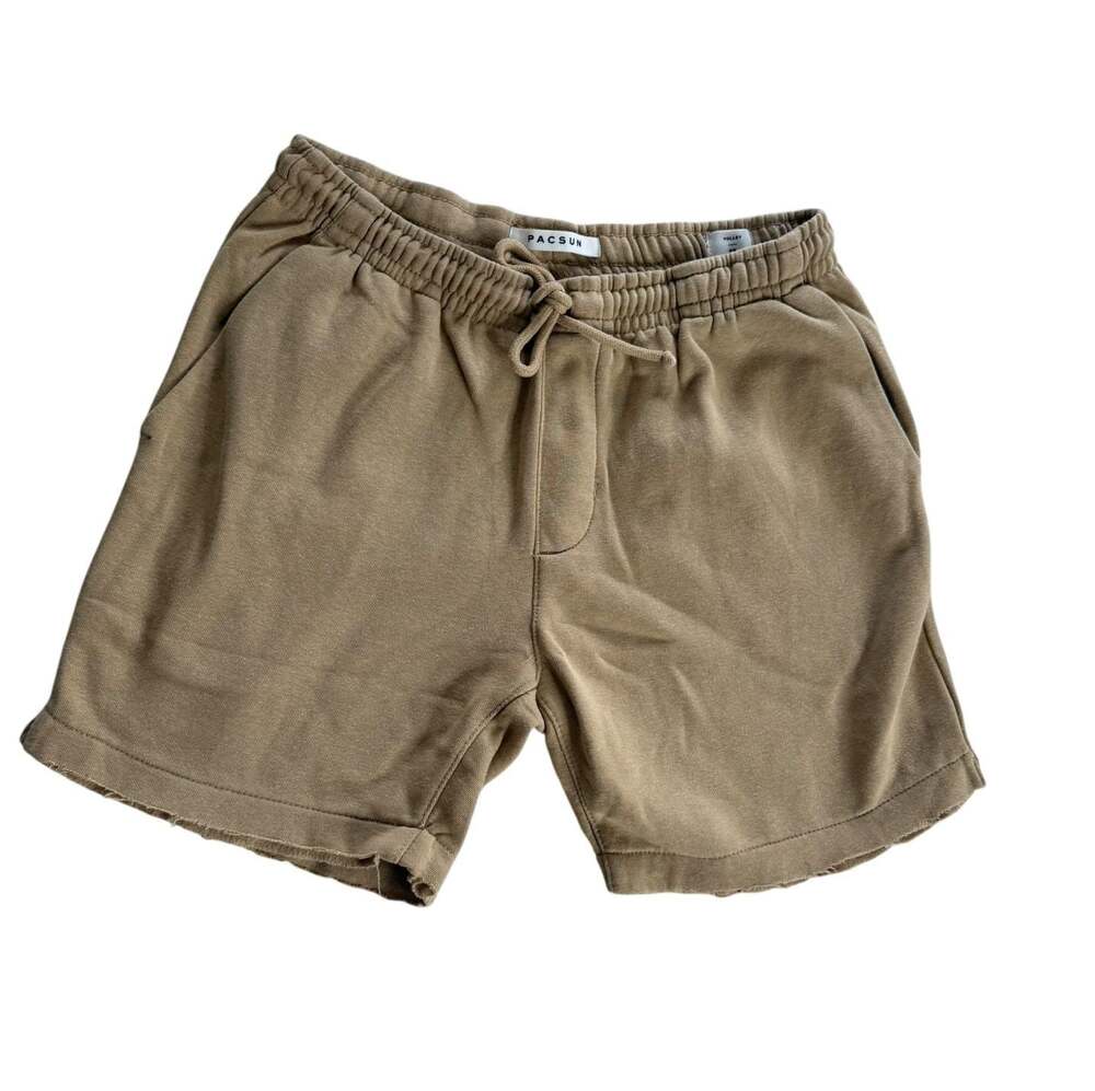 PacSun Tan Fleece Volley Shorts Size XS